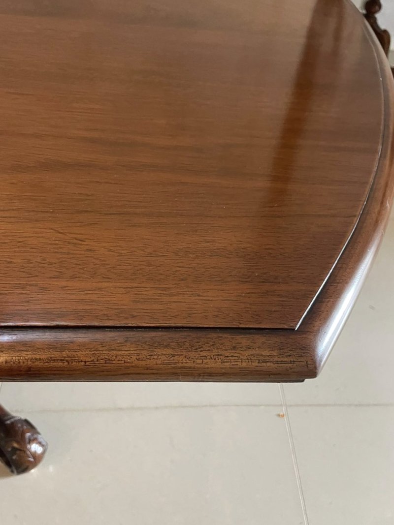 Antique Victorian Quality Mahogany Dining Table - Image 5